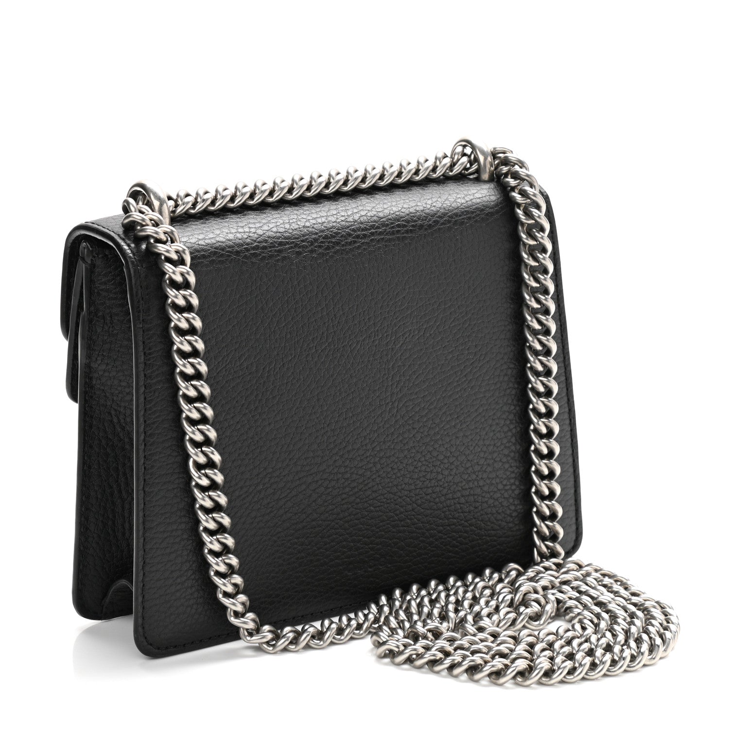 Gucci Calfskin Mini Dionysus Shoulder Bag Black 3 of 12