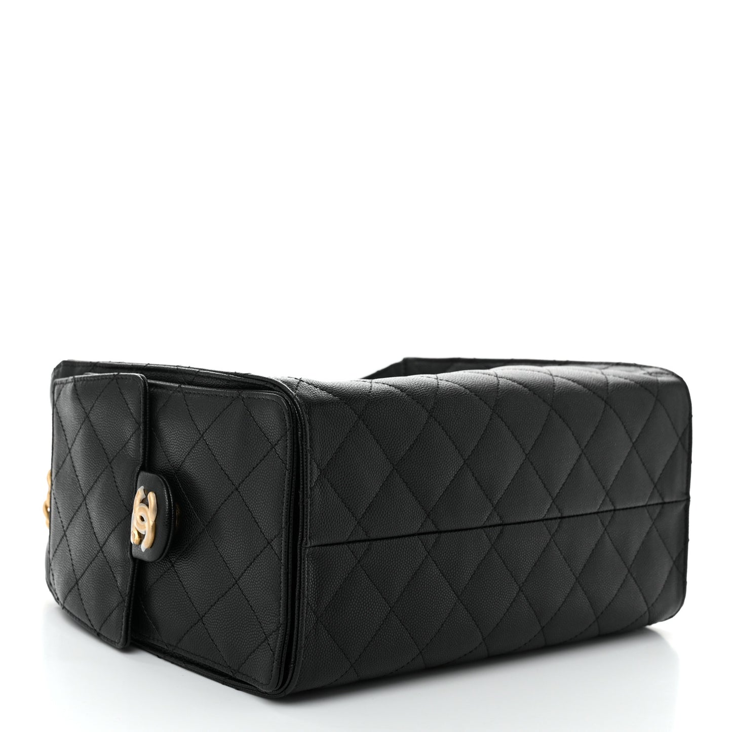 Caviar Quilted Small Chanel 25 Handbag Black