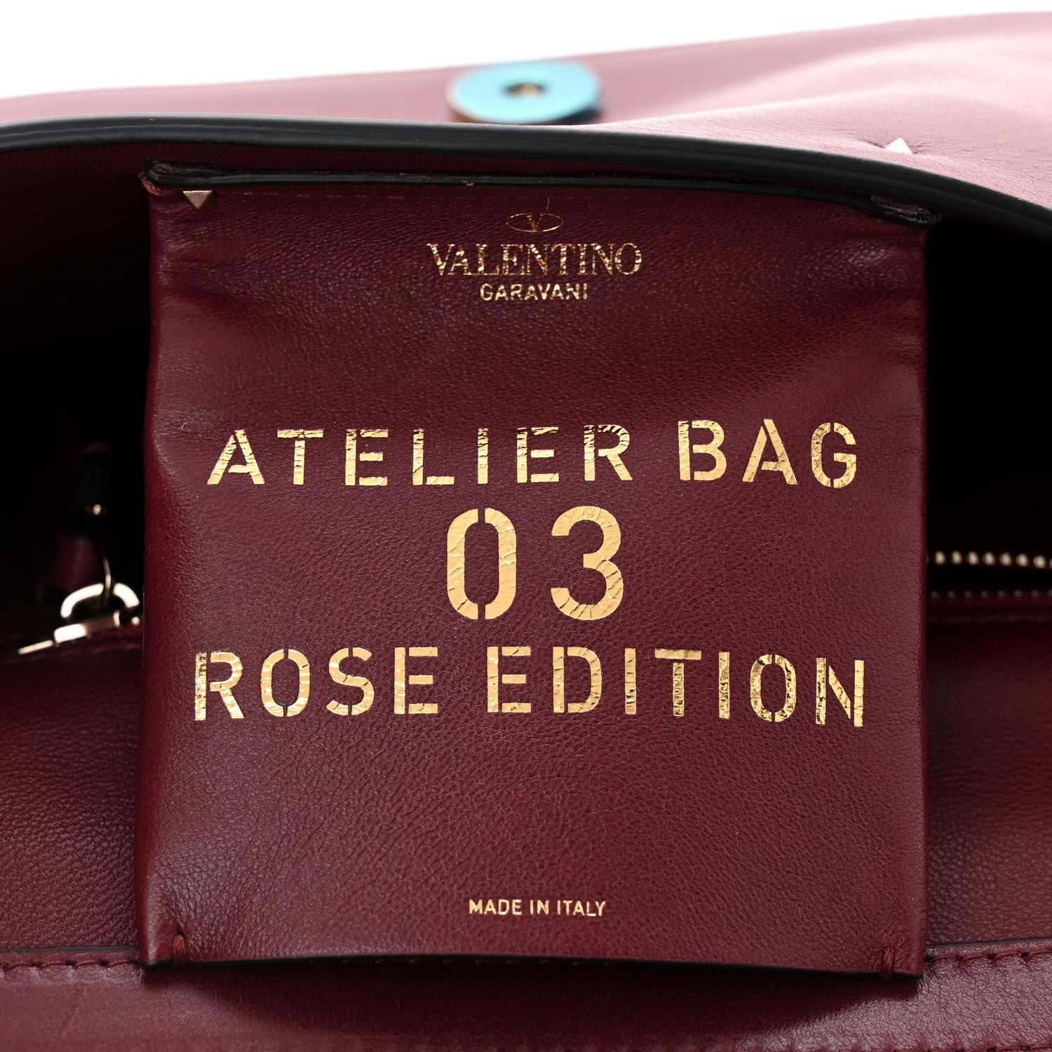 Valentino Garavani Nappa Atelier 03 Rose Edition Small Flap Crossbody Bag Cerise 6 of 9