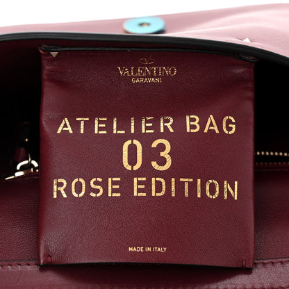 Valentino Garavani Nappa Atelier 03 Rose Edition Small Flap Crossbody Bag Cerise 6 of 9