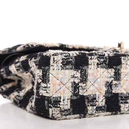 Chanel Tweed Quilted Medium Double Flap Multicolor 6 of 10