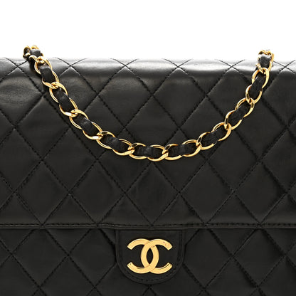 Chanel Lambskin Quilted Medium Single Flap Black 5 of 11