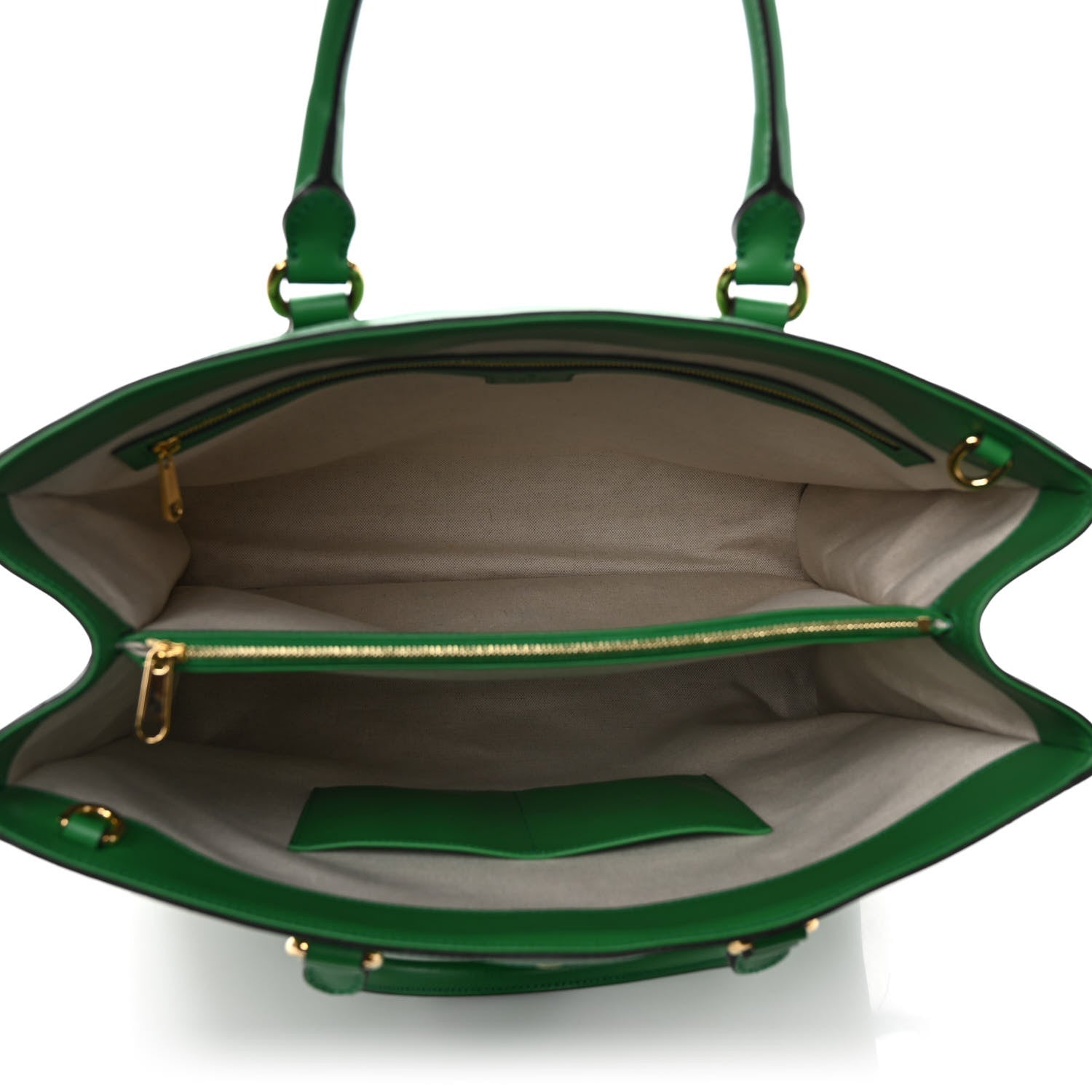 Gucci Calfskin GG Matelasse Tote Bag Bright Green 4 of 7