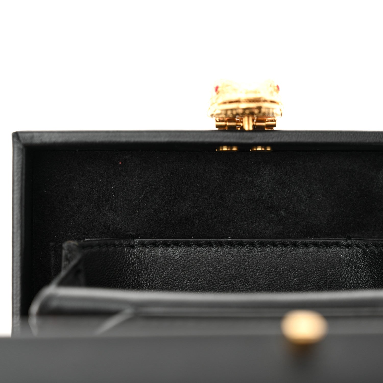 Bulgari X ALEXANDER WANG Lambskin Serpenti Forever Minaudiere Black 11 of 12