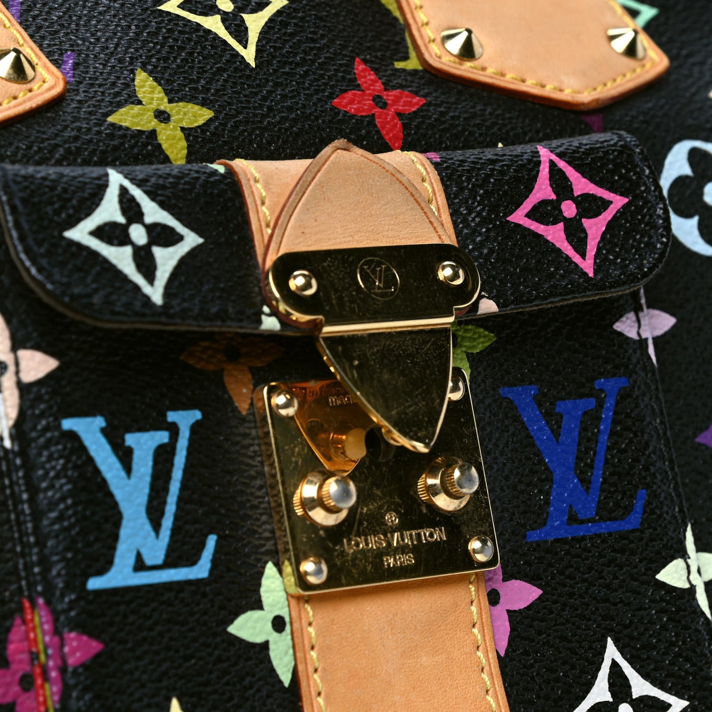 Monogram Multicolor Speedy 30 Black