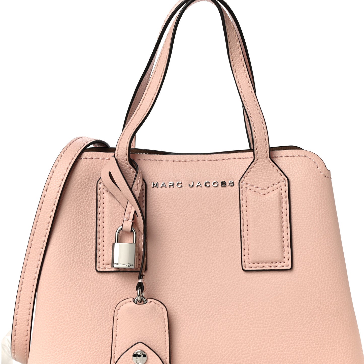 Pebbled Calfskin Editor Shopping Tote Pearl Pink