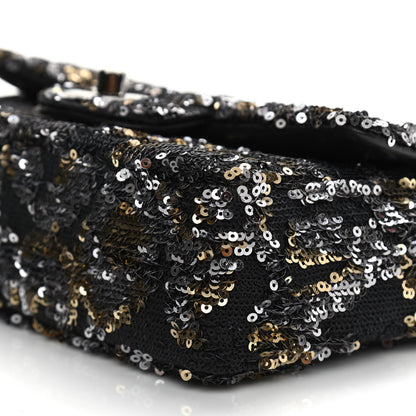 Chanel Sequin Mini Rectangular Flap Gold Silver 10 of 10