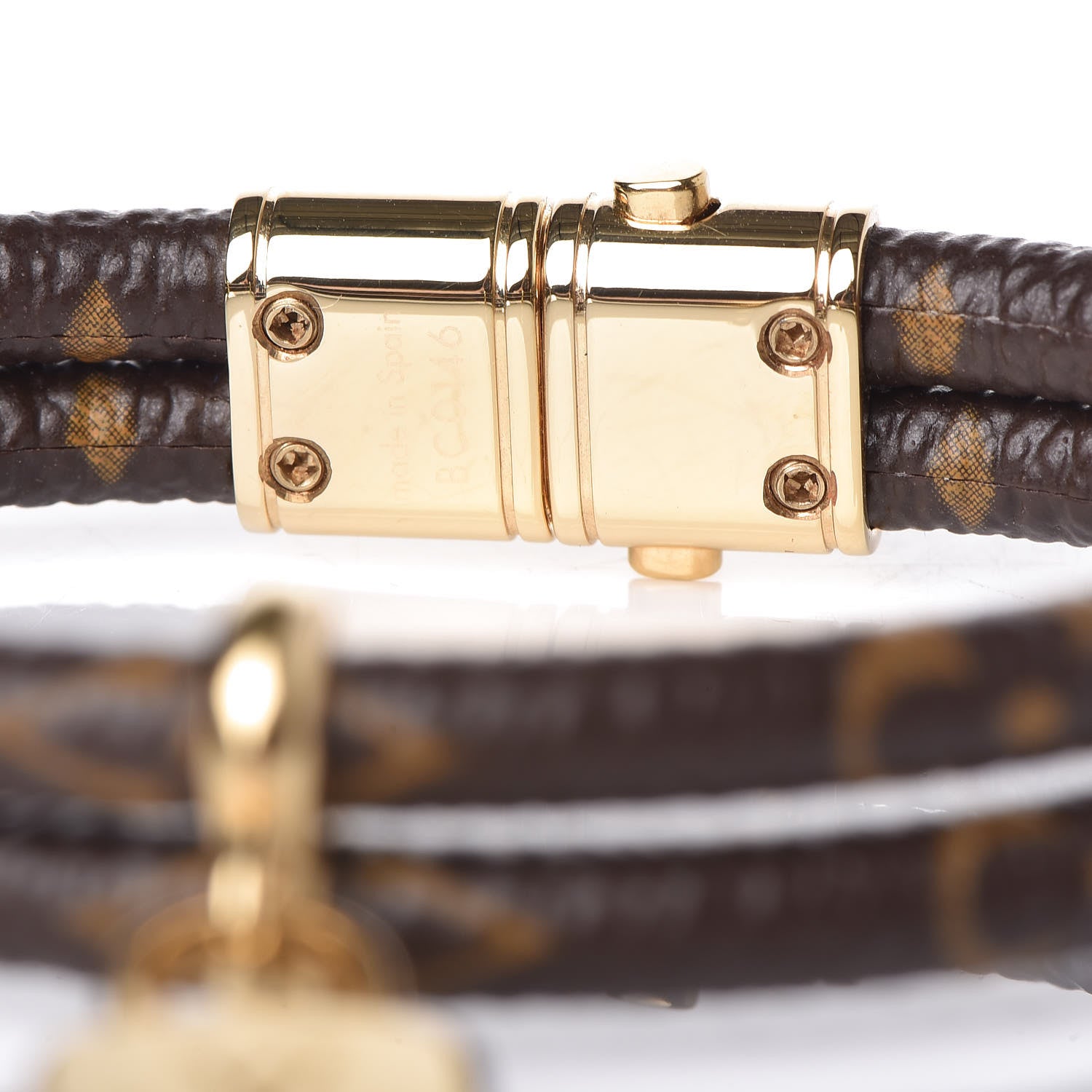 Louis Vuitton Monogram Keep It Twice Bracelet 17 4 of 5