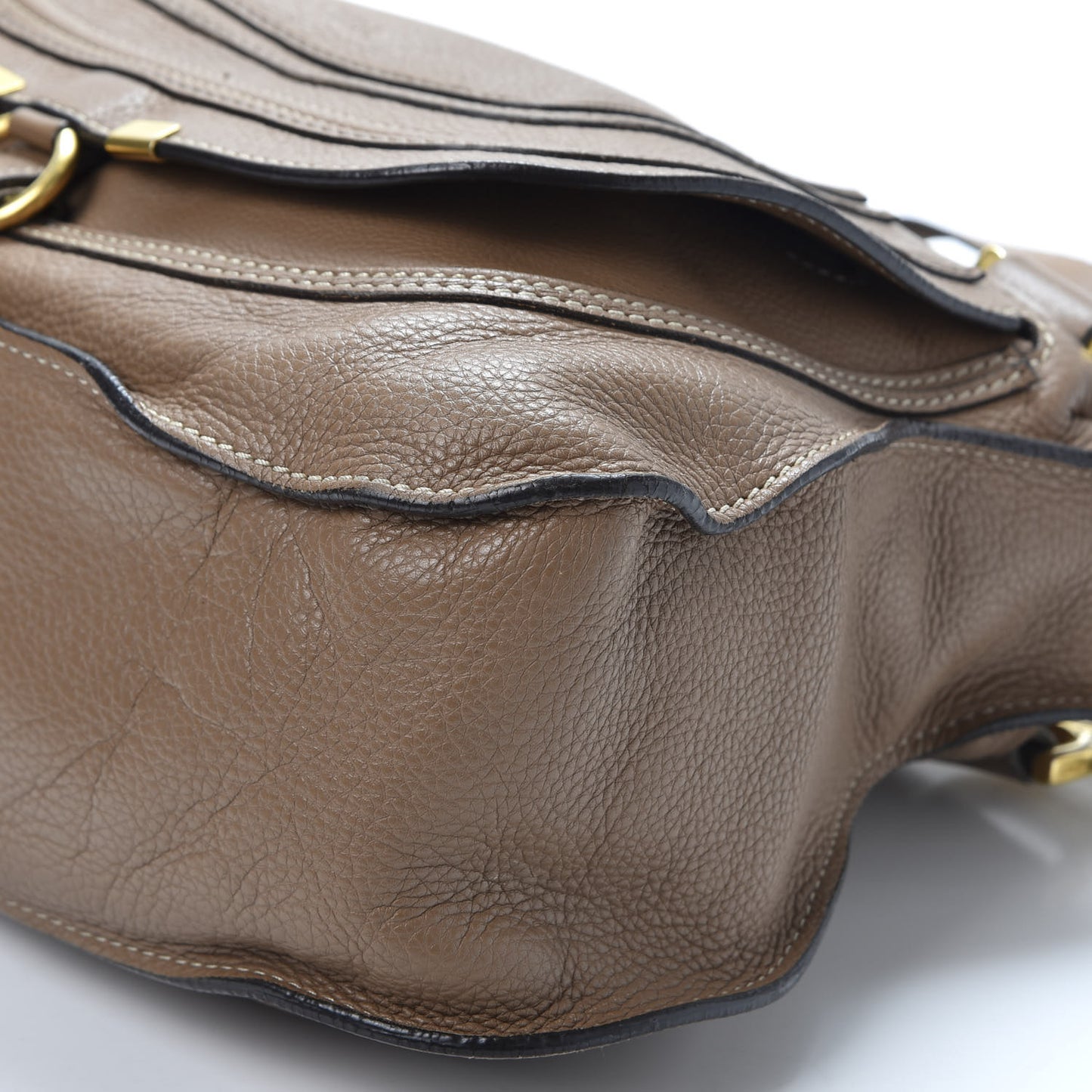 Calfskin Medium Marcie Satchel Nut