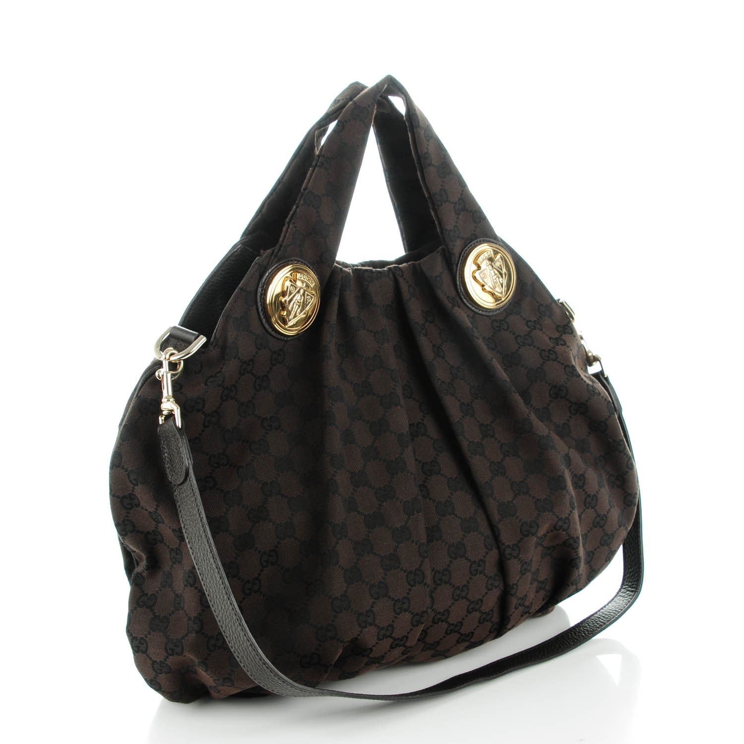 Gucci Monogram Hysteria Medium Top Handle Bag Brown 3 of 7