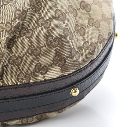 Gucci Monogram Medium Interlocking Hobo Dark Brown 15 of 18