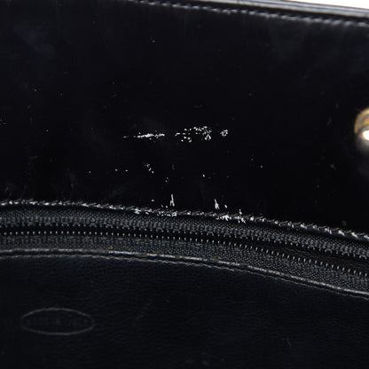 Chanel Patent Quilted Tote Black 13 of 14