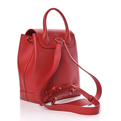 Louis Vuitton Soft Calfskin Lockme Backpack Rubis 3 of 12