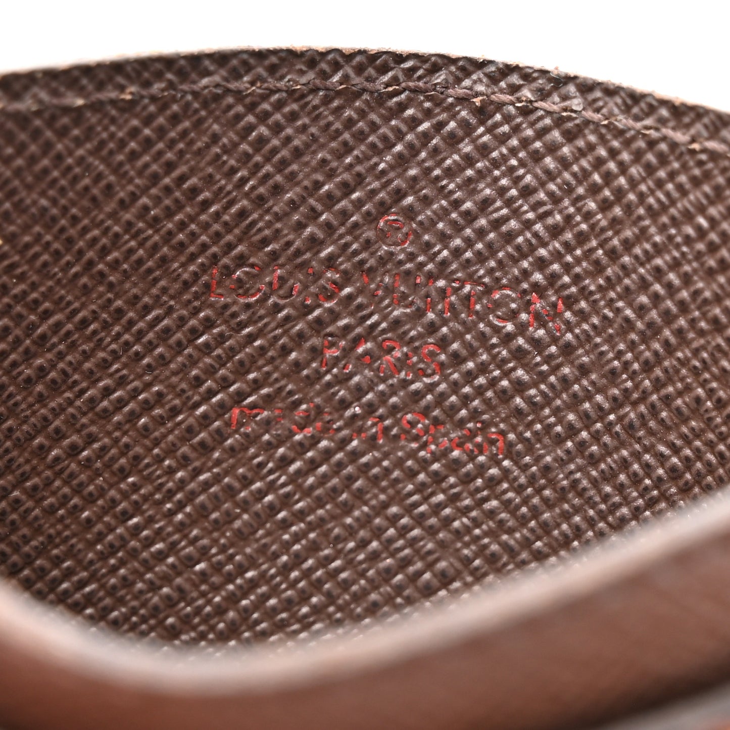 Damier Ebene Card Holder