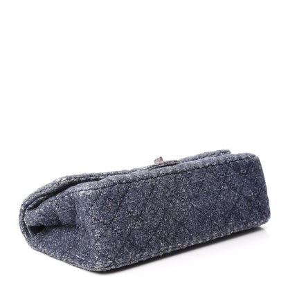 Chanel Tweed 2.55 Reissue 226 Flap Blue 4 of 10