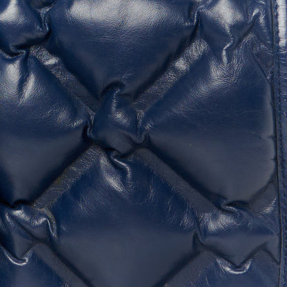 Chanel Calfskin Quilted Large Chesterfield Flap Navy 9 of 12