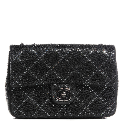 Chanel Strass Small Single Flap Black 1 of 9