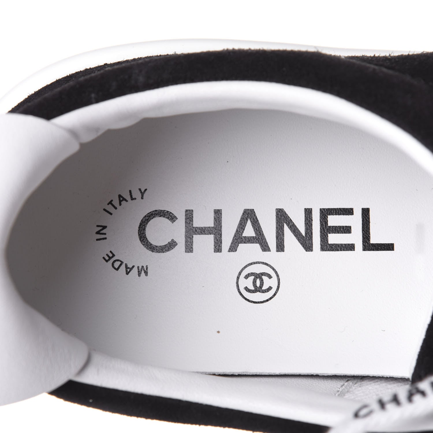 Chanel Suede CC Sneakers 40 Black 9 of 11