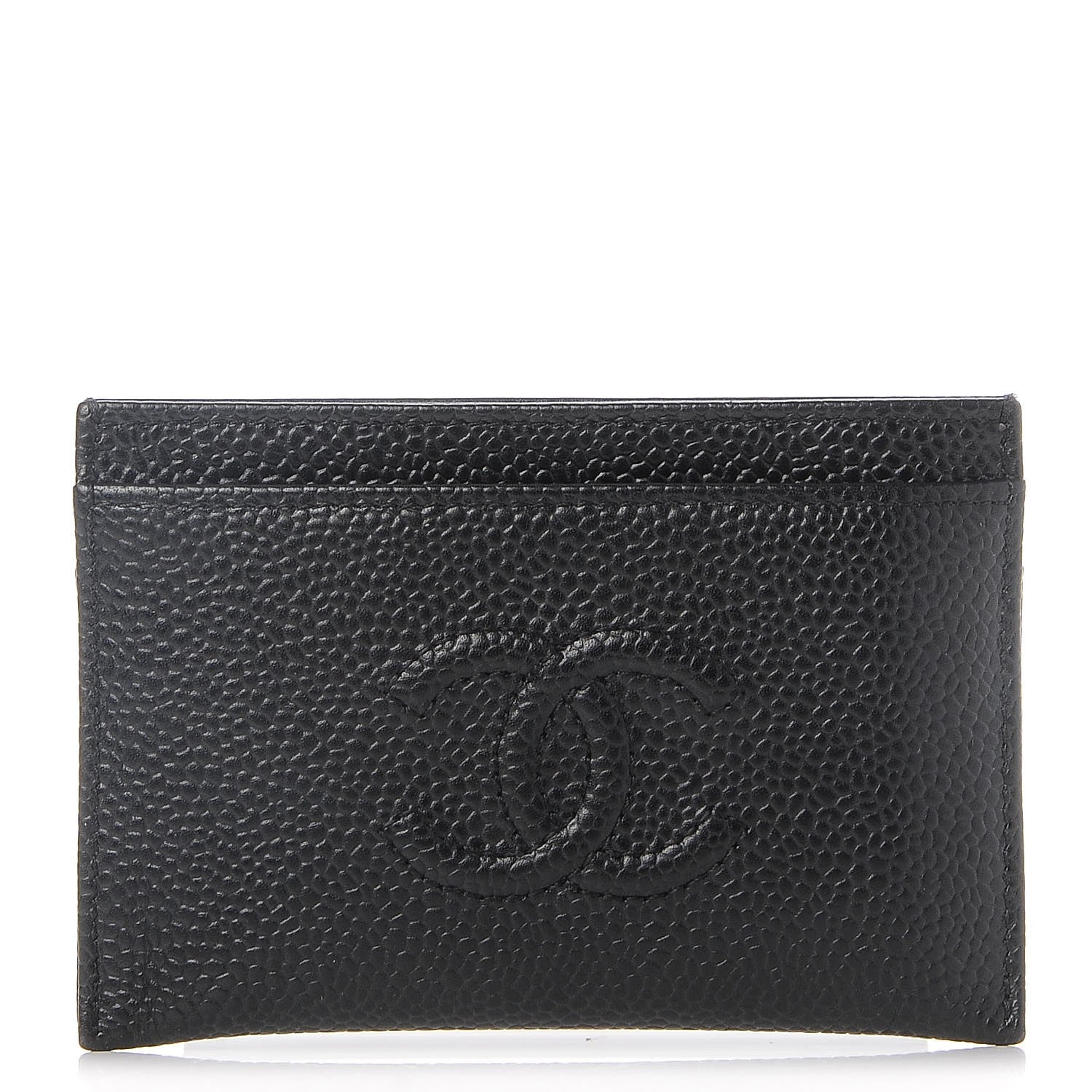 Chanel Caviar Timeless CC Card Holder Black 1 of 9