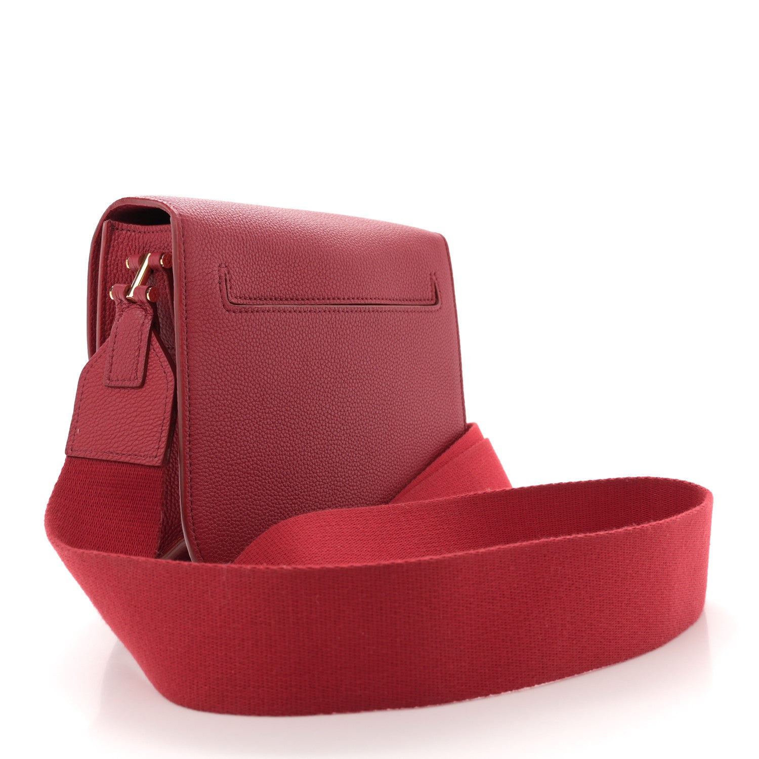 Tom Ford Calfskin Small T Clasp Tara Crossbody Bag Jungle Red 3 of 10