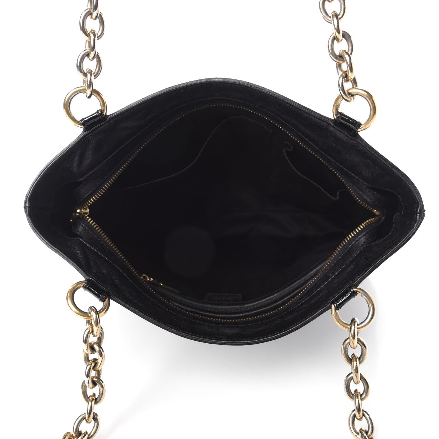 Versace Patent Medusa Tote Black 5 of 9