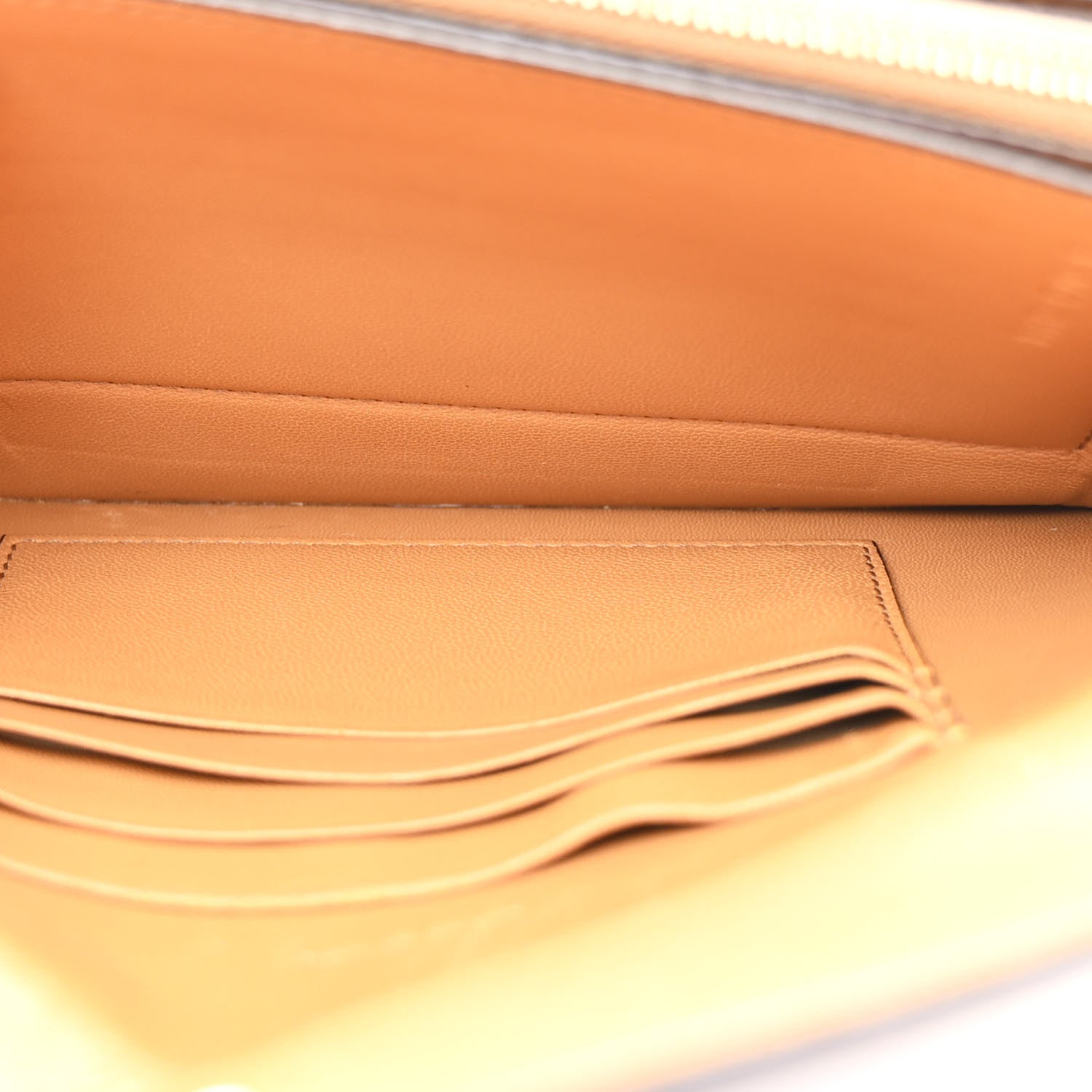 Celine Liege Calfskin Pocket Tri-Fold Multifunction Envelope Flap Wallet Navy Multicolor 6 of 11