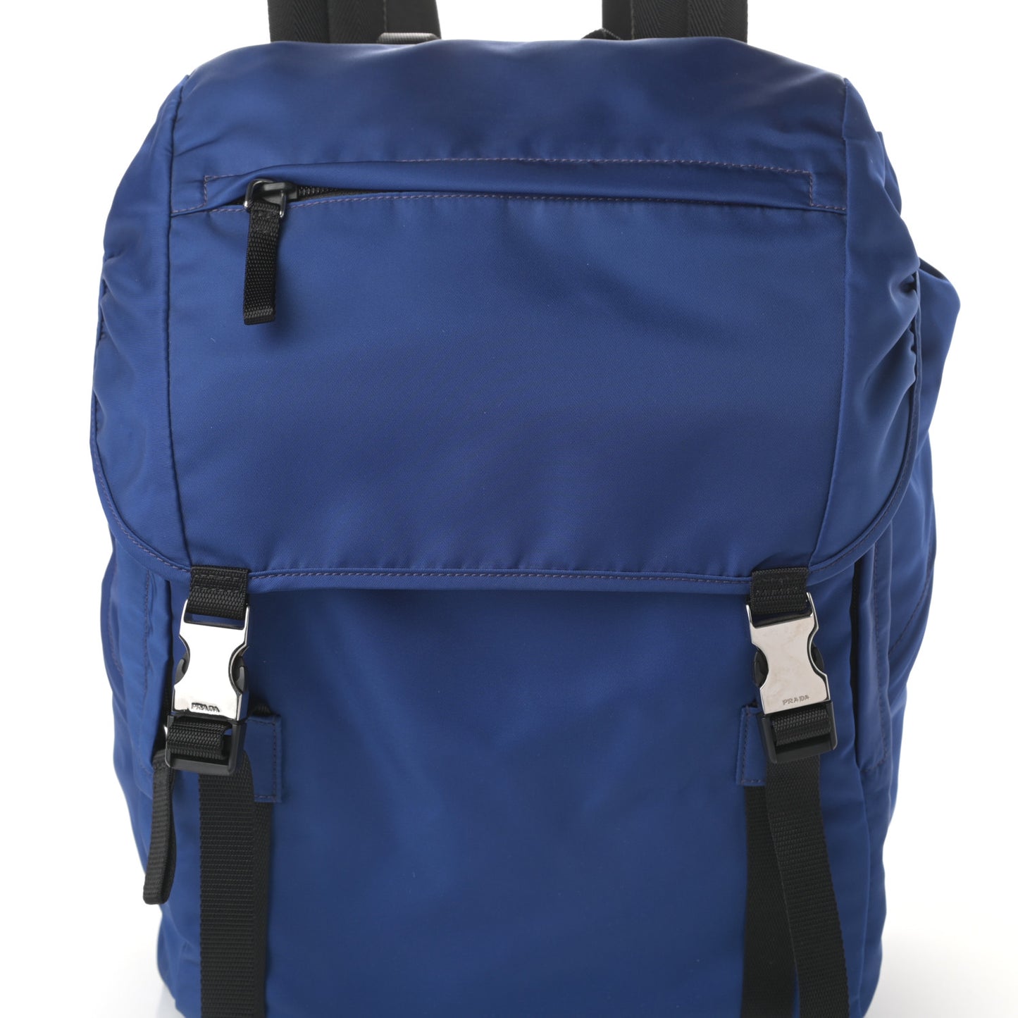Tessuto Nylon Double Buckle Backpack Royal