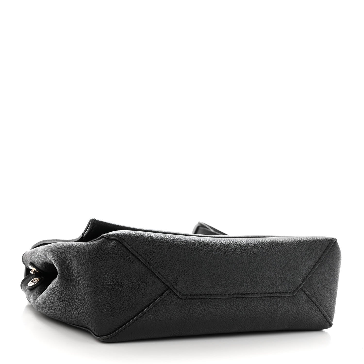 Louis Vuitton Calfskin Lockme II Chain Bag BB Black 4 of 10