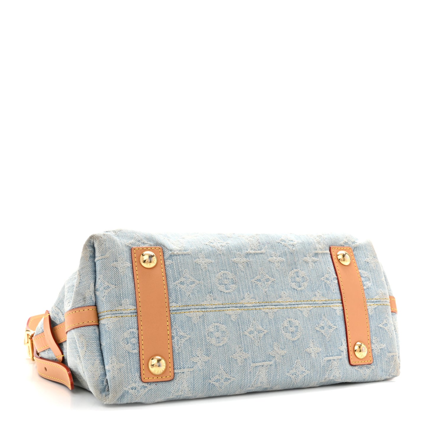 Monogram Denim CarryAll PM Sky Blue