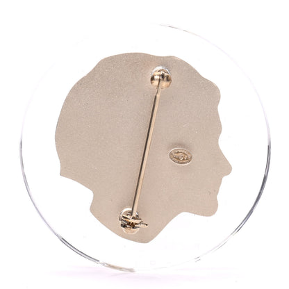 Chanel Resin Pearl Coco Mademoiselle Brooch Black 3 of 5