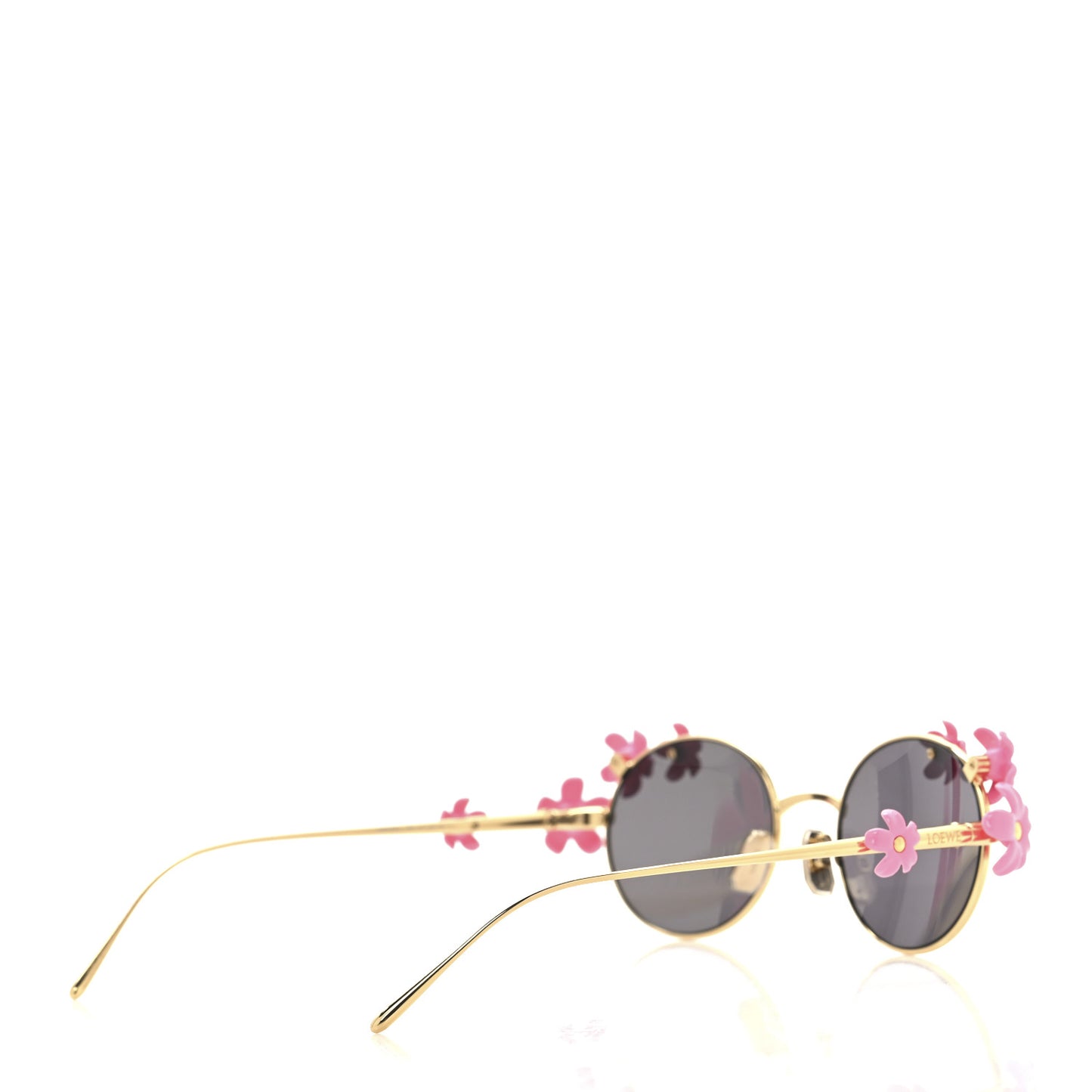 Metal Daisy Field Sunglasses LW40173U Gold Pink