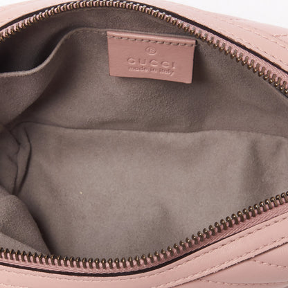Gucci Calfskin Matelasse GG Marmont Cosmetic Case Perfect Pink 6 of 10
