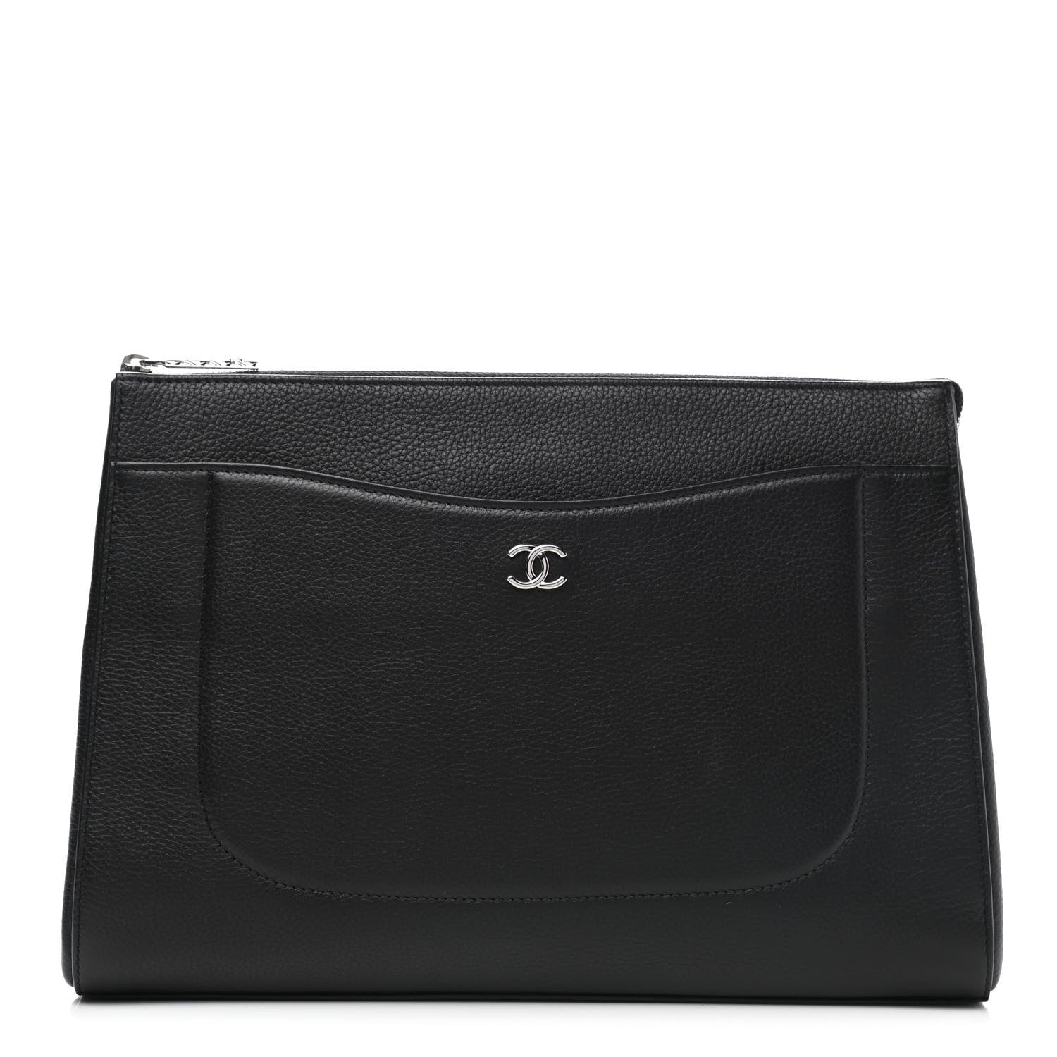 Chanel Grained Calfskin Large Neo Executive Cosmetic Case Black 1 of 8