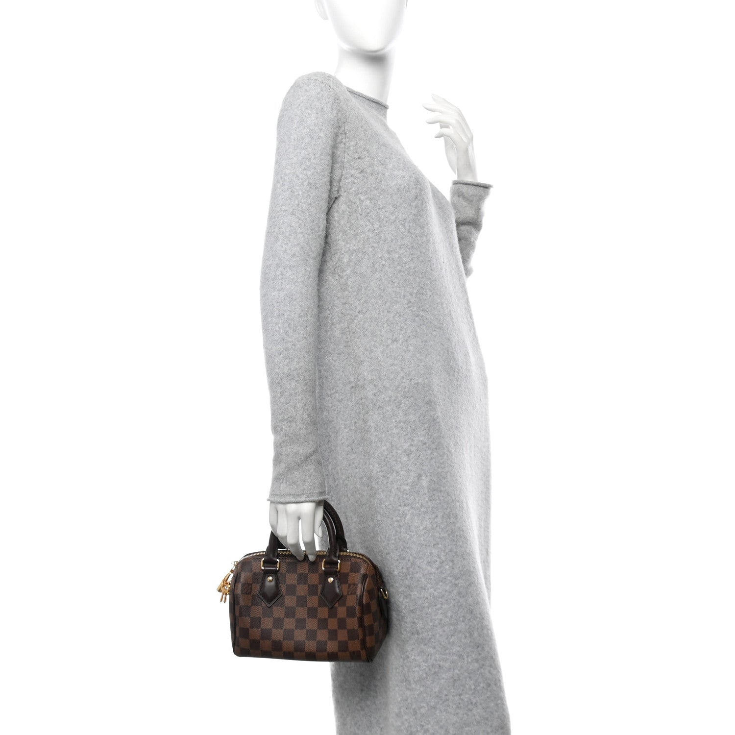 Louis Vuitton Damier Ebene Speedy Bandouliere 20 2 of 9