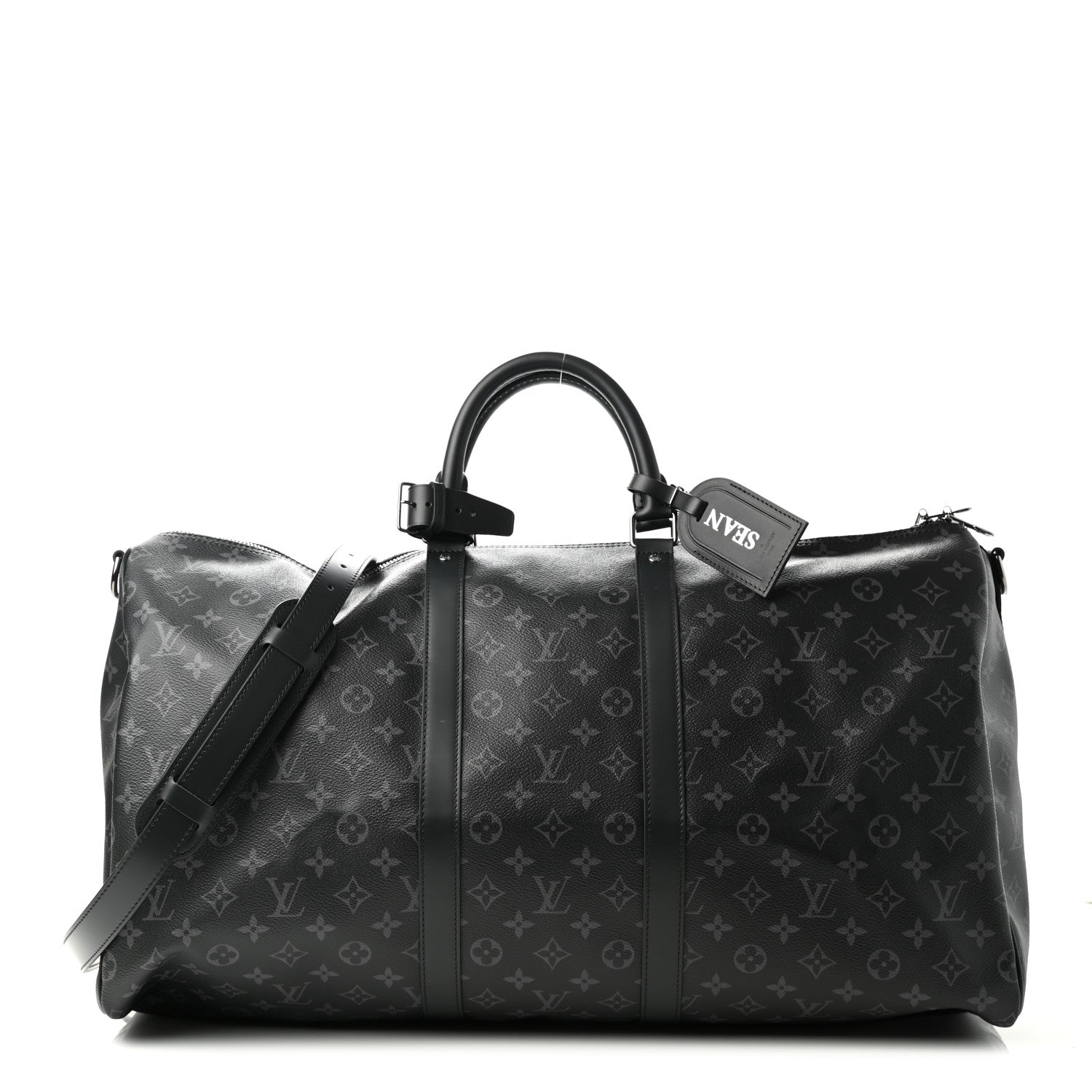 Louis Vuitton Monogram Eclipse Keepall Bandouliere 55 1 of 10