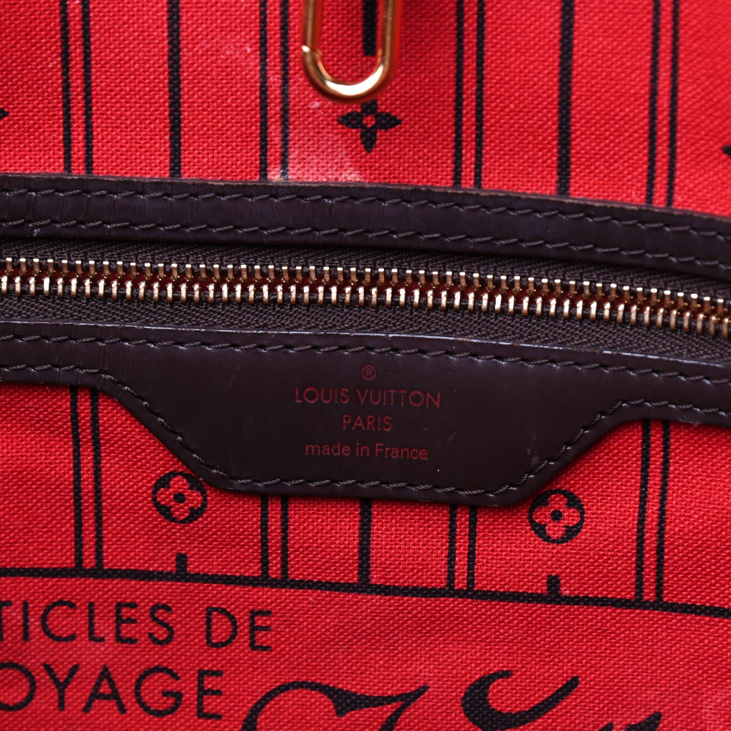 Louis Vuitton Damier Ebene Neverfull MM 6 of 15