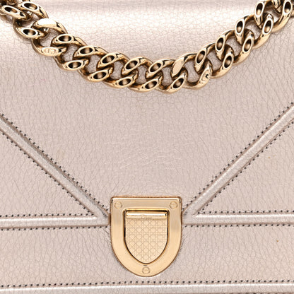 Christian Dior Metallic Grained Calfskin Small Diorama Flap Bag Copper 9 of 13
