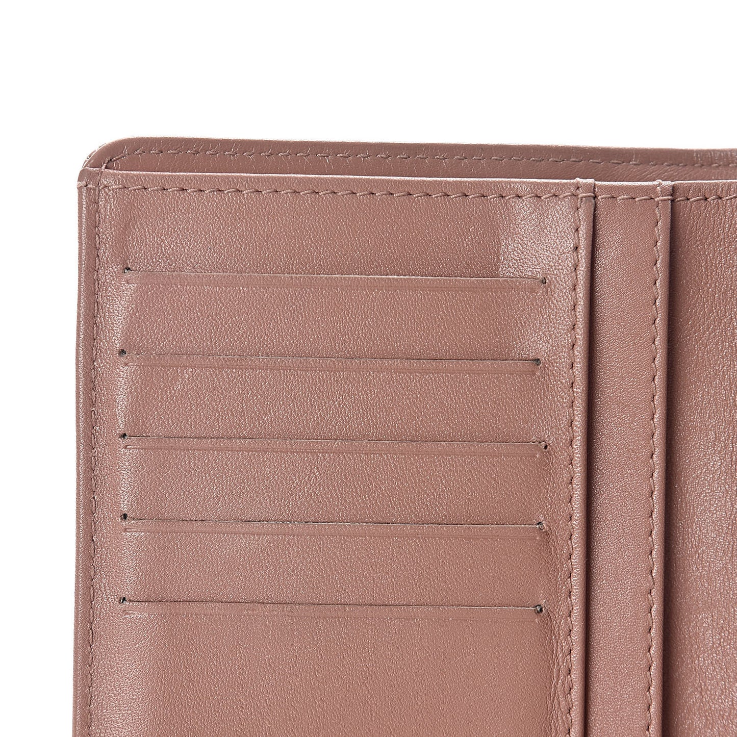Metallic Glazed Calfskin Boy Zipped Pocket Wallet Pink