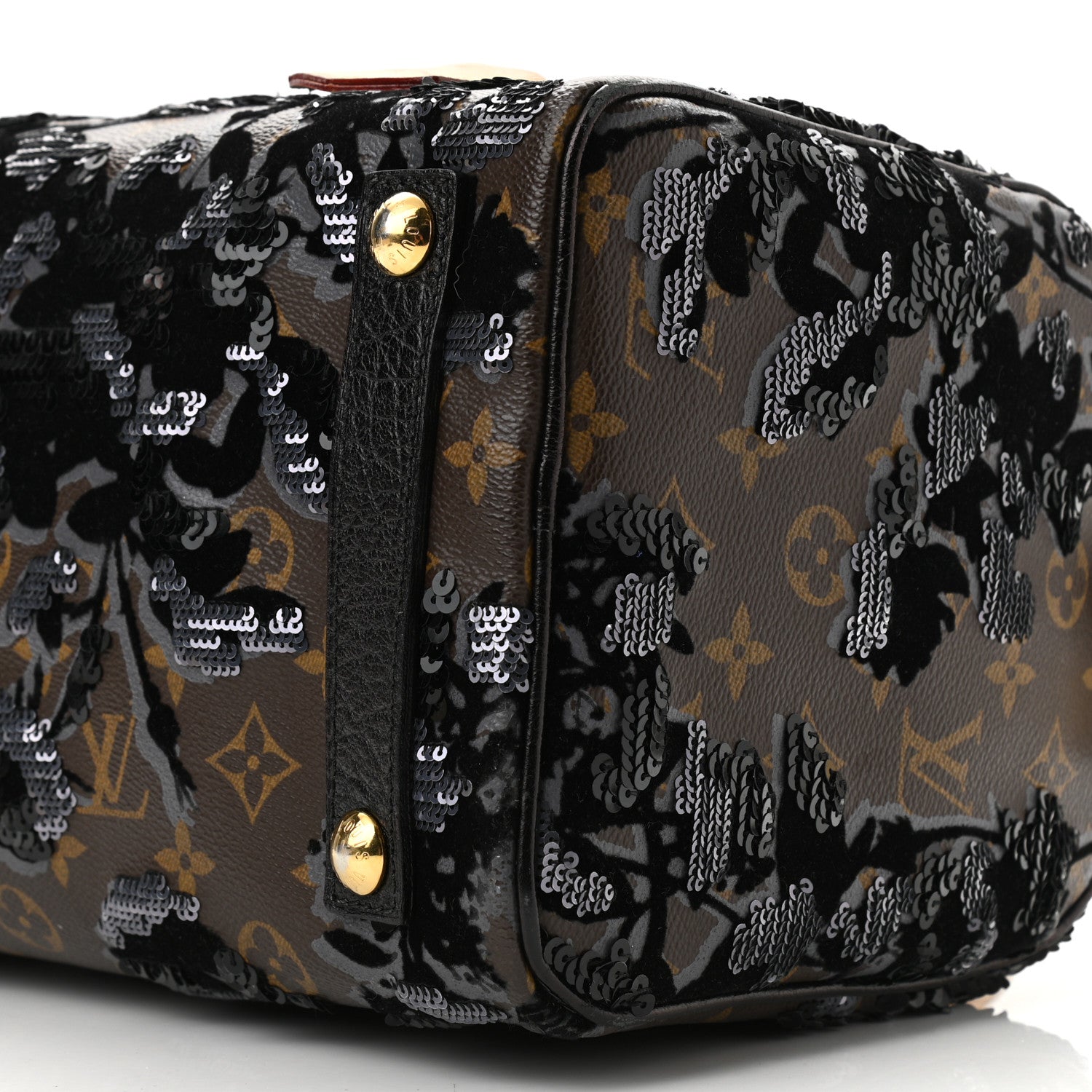 Louis Vuitton Monogram Fleur De Jais Sequins Speedy 30 10 of 12