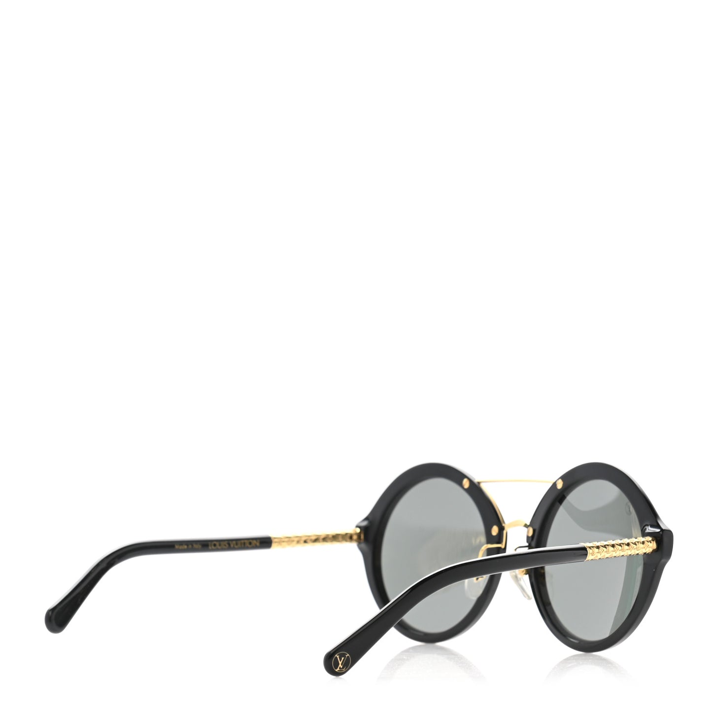 Acetate Round Sunglasses Z1052E Black