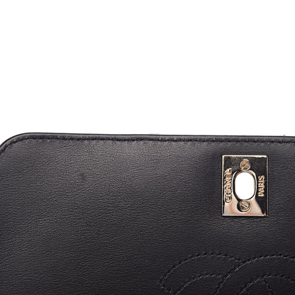 Chanel Calfskin Chevron Quilted Mini Statement Flap Black 9 of 14