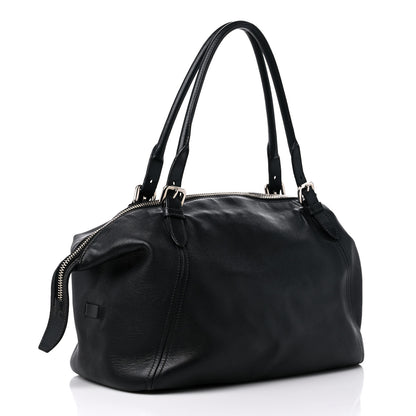 Prada Soft Calf Satchel Black 3 of 18