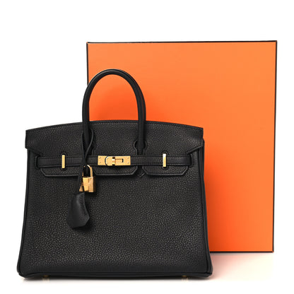 Hermes Togo Birkin 25 Black 13 of 13