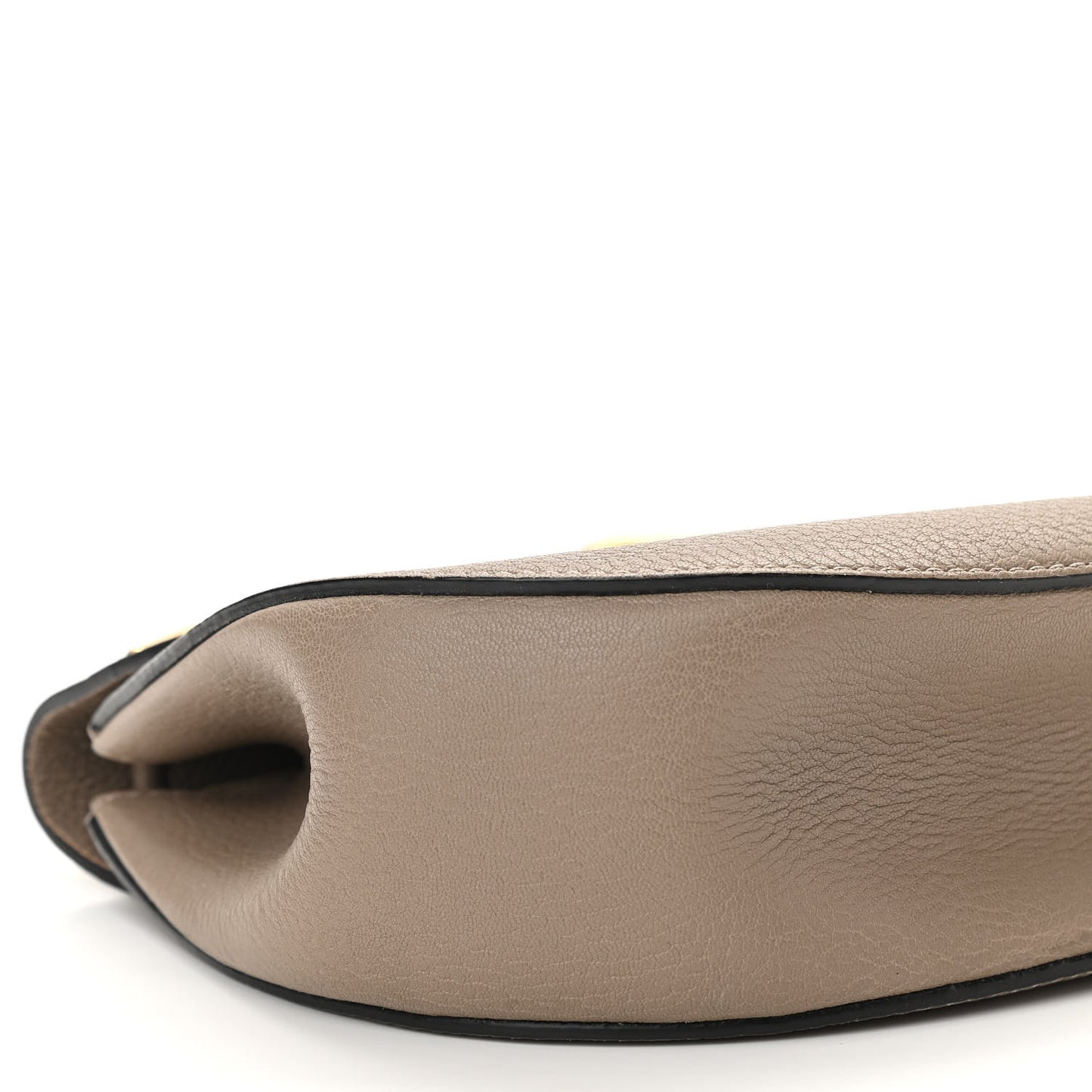 Grained Lambskin Drew Shoulder Bag Motty Grey