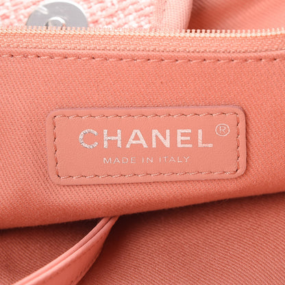 Chanel Canvas Large Deauville Tote Pink 6 of 7