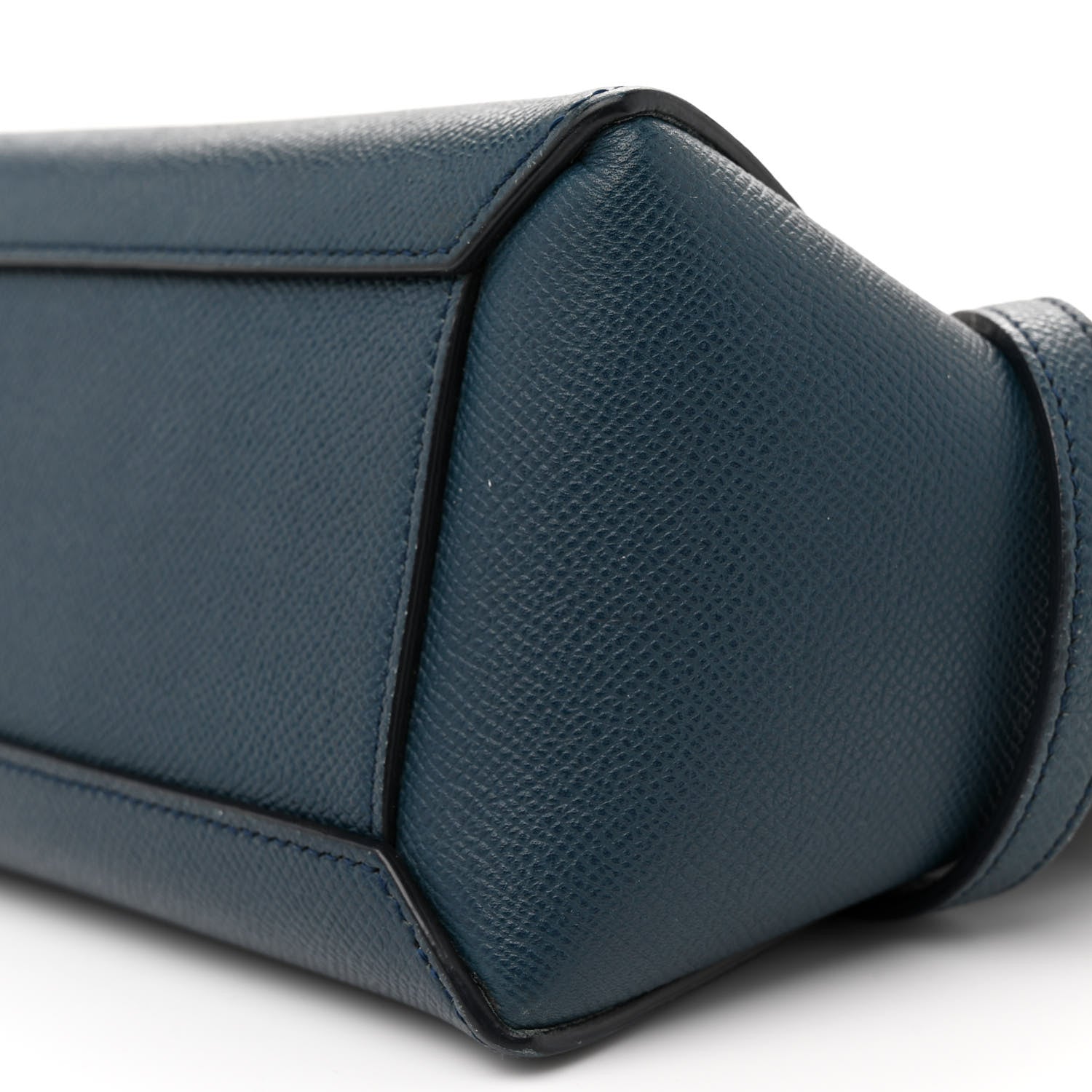 Celine Baby Grained Calfskin Nano Belt Bag Abyss Blue 9 of 13