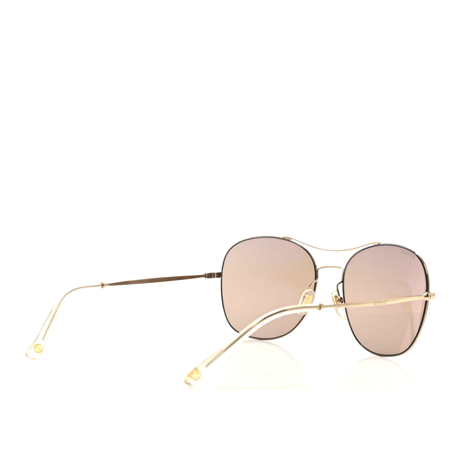 Gucci Metal Aviator GG0501S Sunglasses Gold 3 of 7