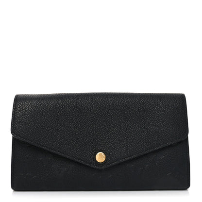 Louis Vuitton Empreinte Sarah Wallet NM Black 1 of 6