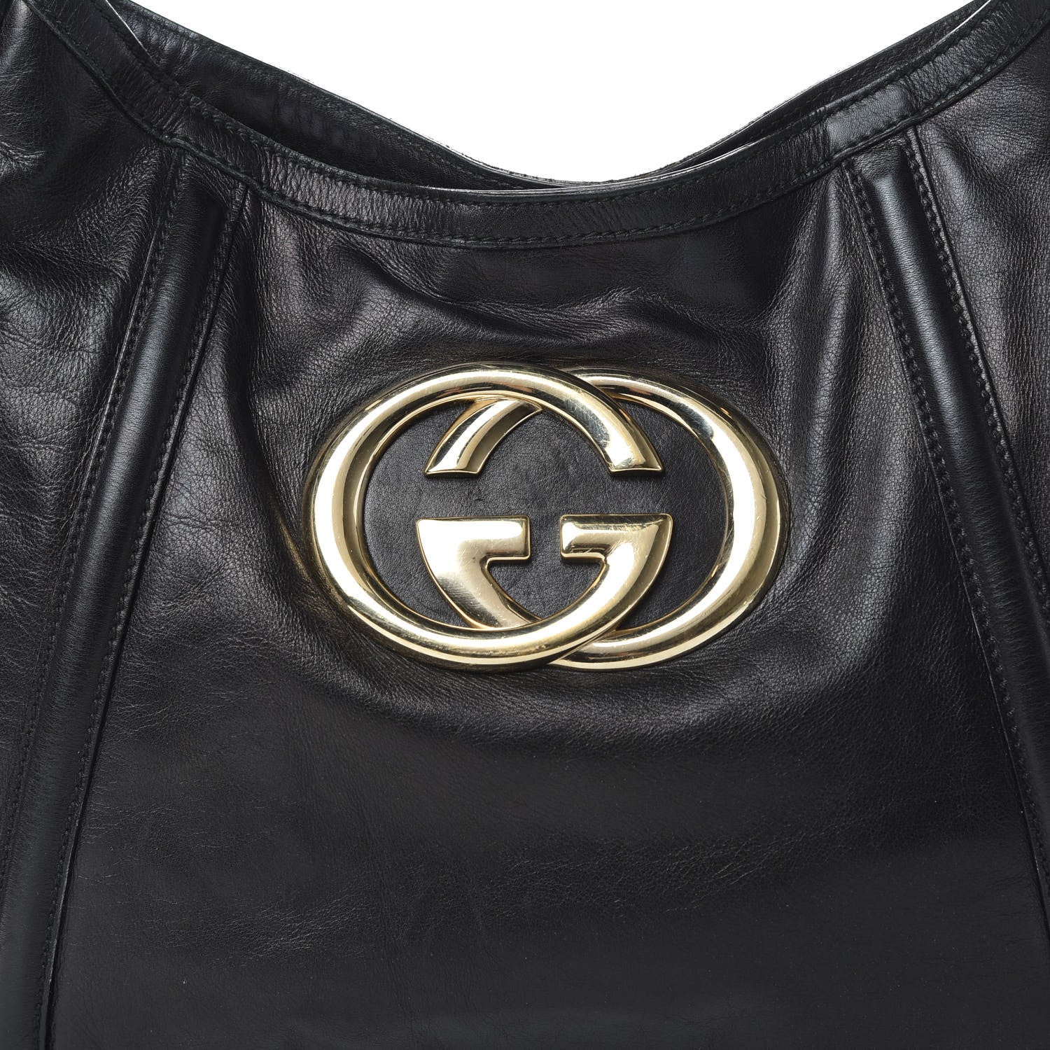 Gucci Calfskin Medium Britt Hobo Black 8 of 14