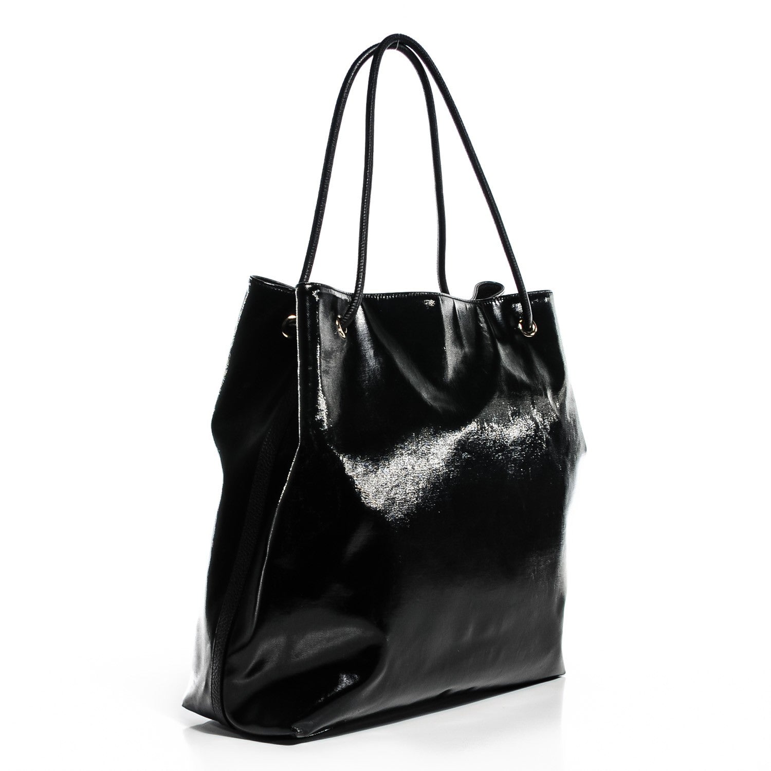 Gucci Coated Canvas Large Gifford Tote Black 3 of 7